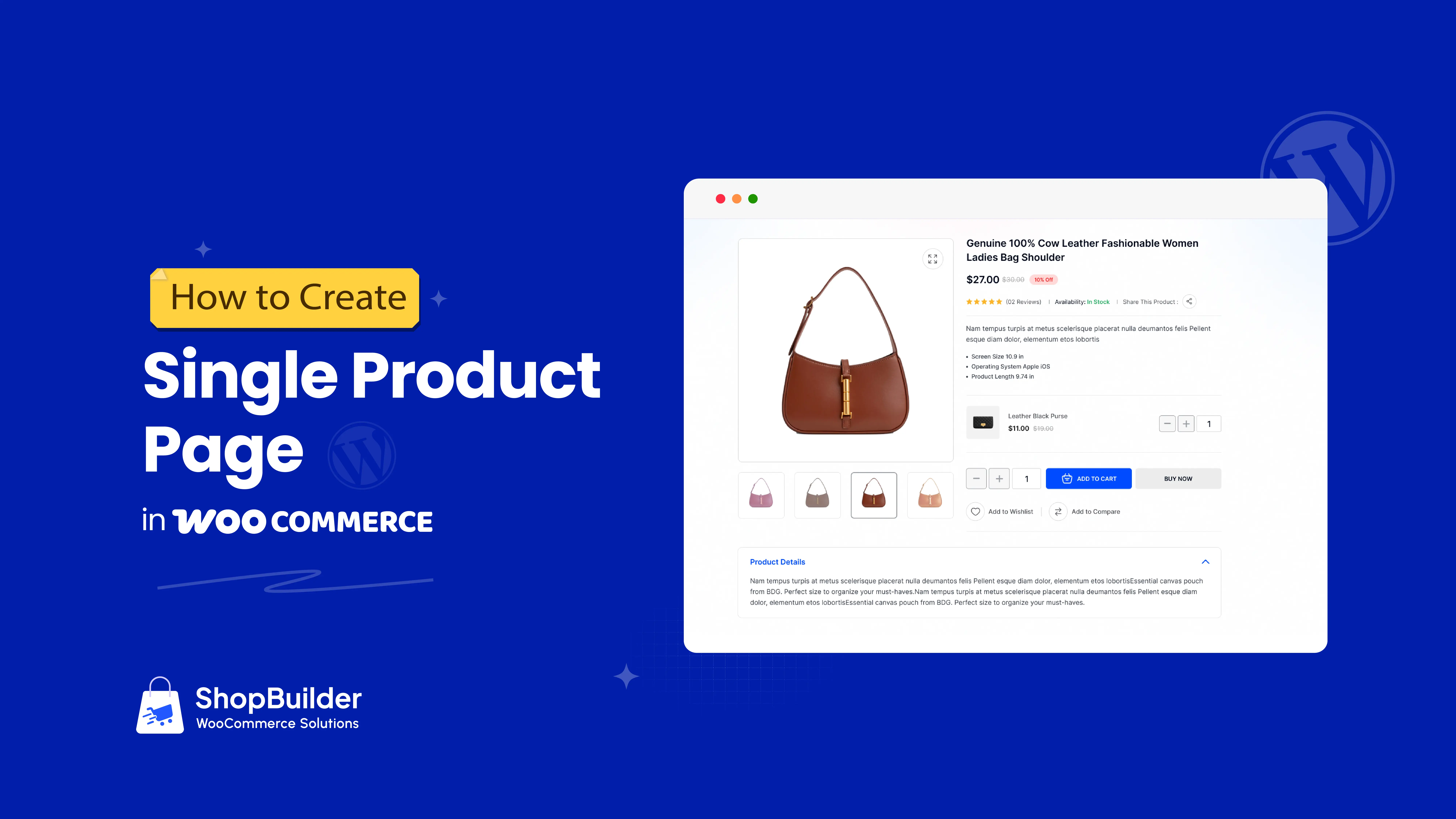 How to Create Single Product Page in WooCommerce
