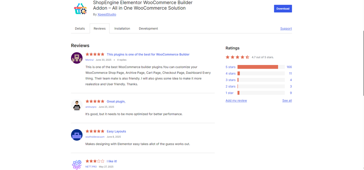 shopengine ratings