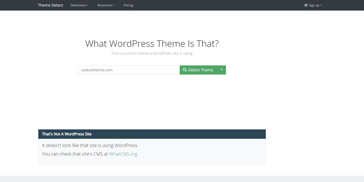 ThemeDetect Homepage