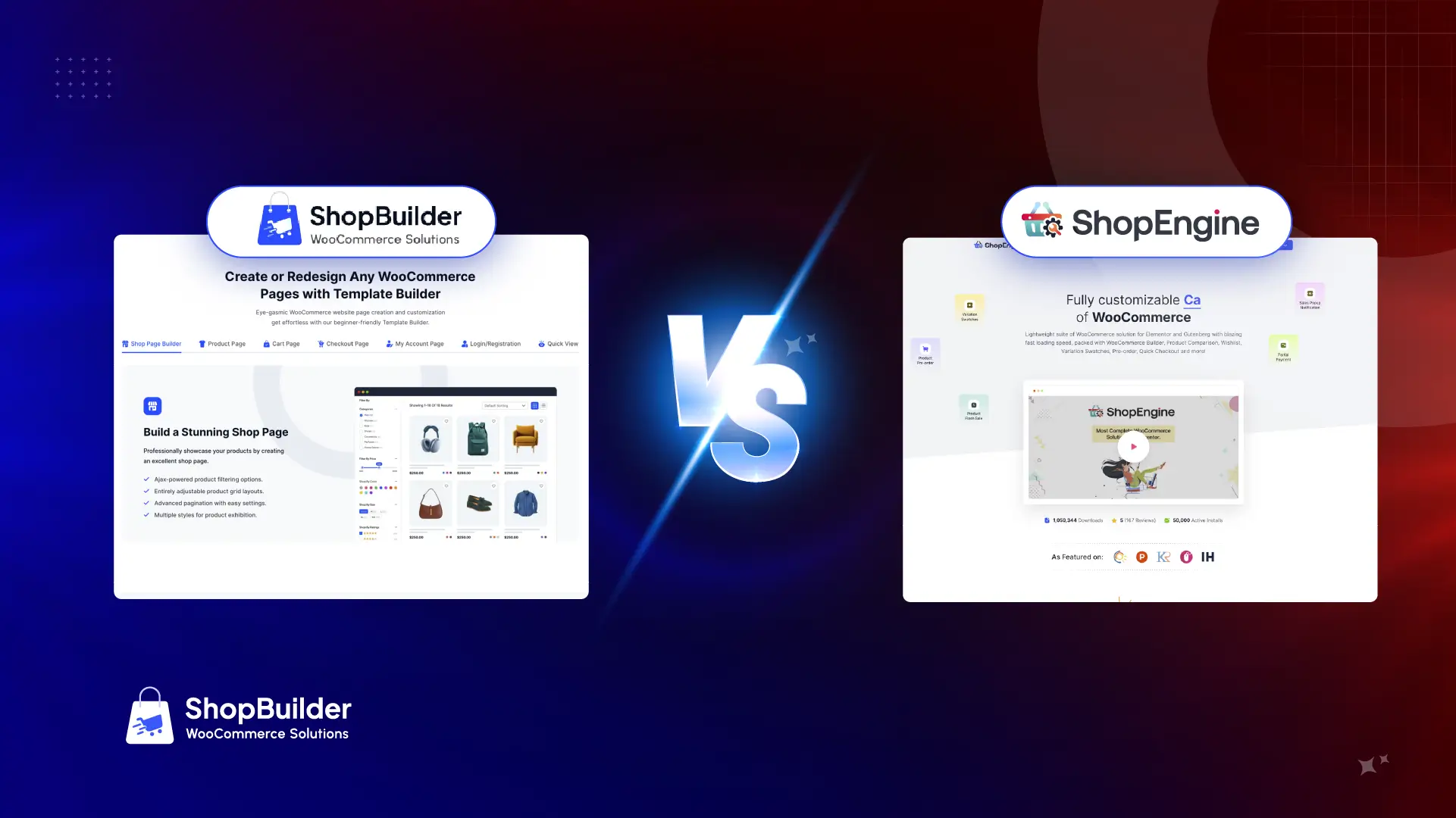 ShopBuilder vs Shopengine