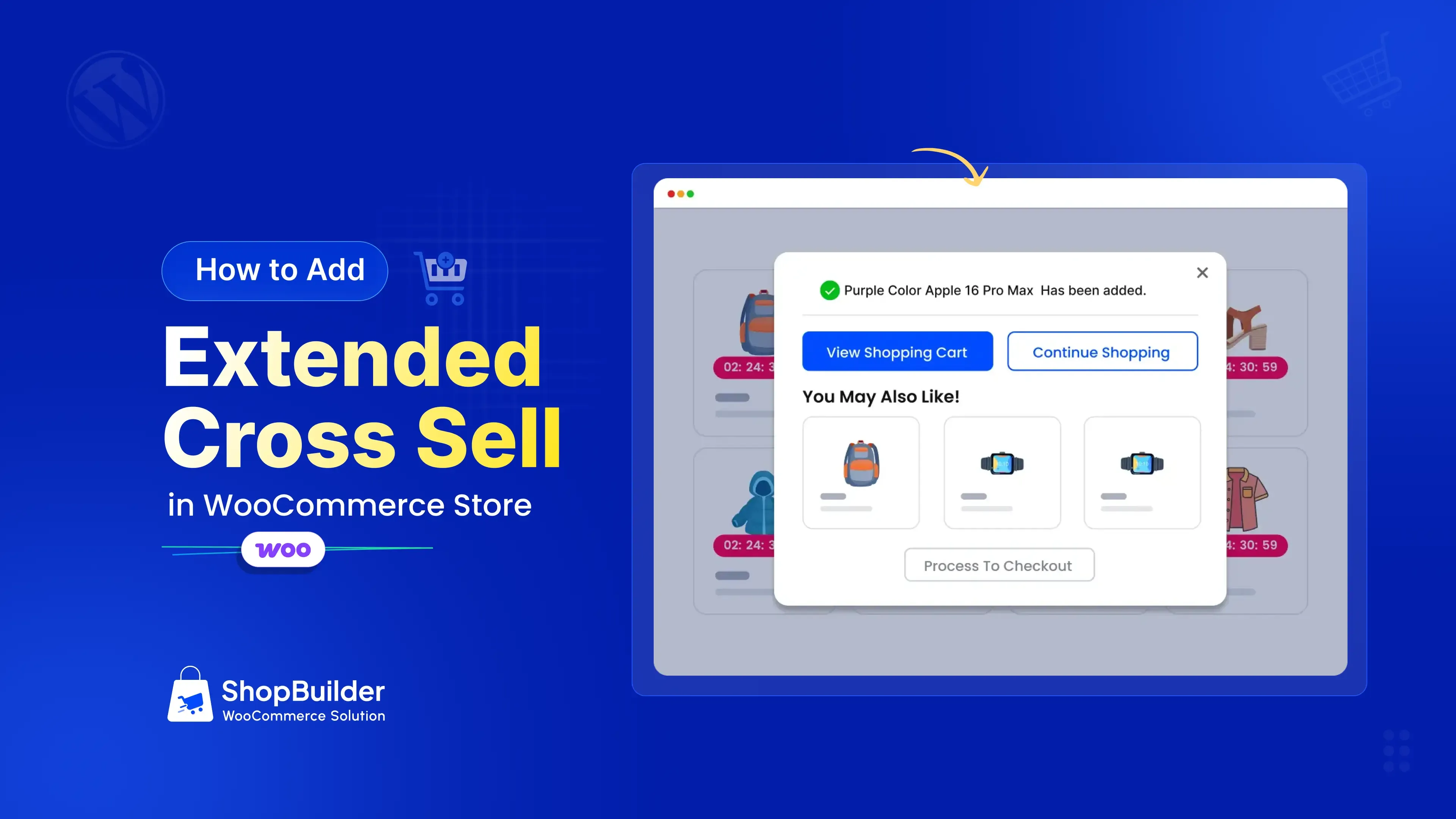 Extended cross sell for WooCommerce
