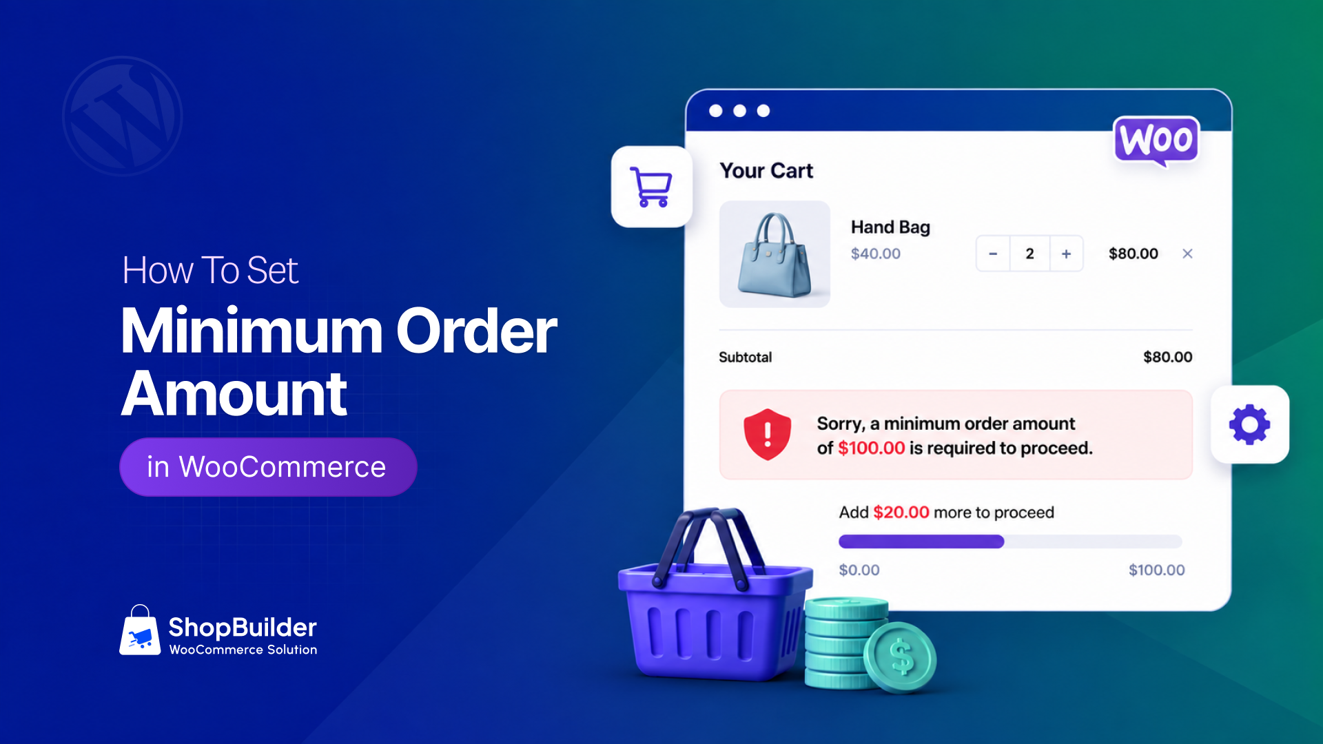 How to Set a Minimum Order Amount in WooCommerce